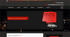 Desktop Screenshot of aberdeen-taxis.com